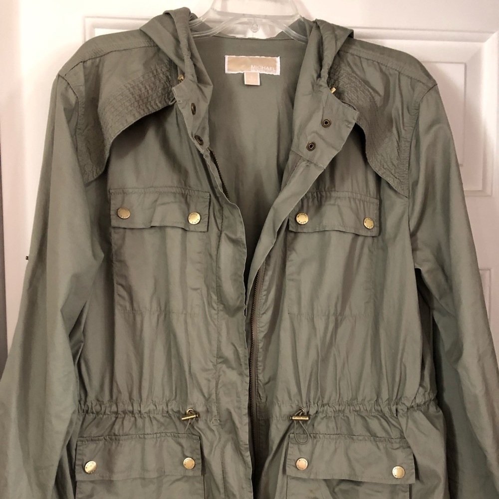 Michael Kors Olive Utility Jacket
